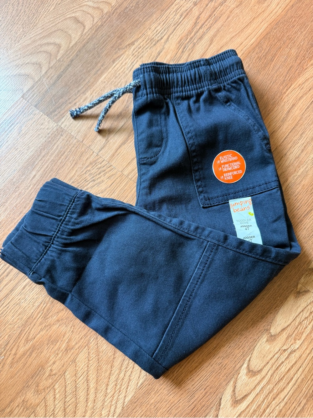 jumping beans Navy Kids Jogger Pants with Drawstring 4T